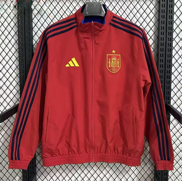 26/27 Spain Red Double-Sided windbreaker