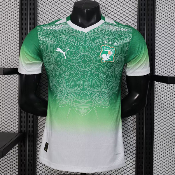 26/27 Ivory Coast Special Edition Green Player Version Soccer Jersey