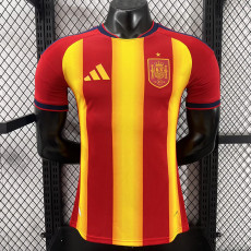 26/27 Spain Special Edition Red& Yellow Player Version Soccer Jersey