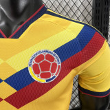 26/27 Colombia Special Edition Yellow Player Version Soccer Jersey