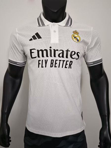 26/27 RMA White Player Version Polo Shirts