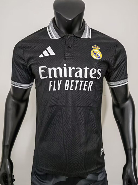 26/27 RMA Black Player Version Polo Shirts