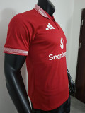 26/27 Man Utd Red Player Version Polo Shirts