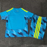 26/27 Spain Ｇoalkeeper Blue Kids Soccer Jersey