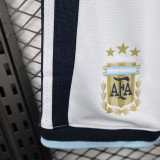 26/27 Argentina White Player Version Shorts Pants