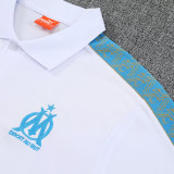 25/26 Marseille White polo shirts pants suit