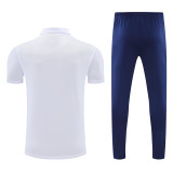 25/26 Marseille White polo shirts pants suit