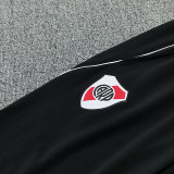 25/26  River Plate Black polo shirts pants suit