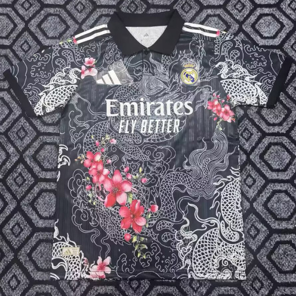 25/26 RMA Plum Blossom Black Polo Shirts