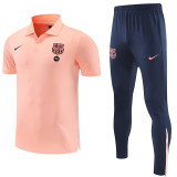 25/26 Purple Light Pink polo shirts pants suit