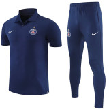 25/26 PSG Royal Blue polo shirts pants suit
