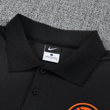 25/26 INT Black polo shirts pants suit
