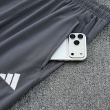 25/26 Bayern Grey Stripe polo shirts pants suit