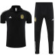 25/26 Argentina Black polo shirts pants suit