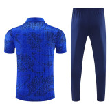 25/26 France Royal Blue polo shirts pants suit