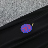 25/26 PSG Black polo shirts pants suit(翻领)