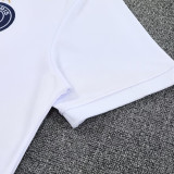 25/26 PSG White polo shirts pants suit