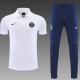 25/26 PSG White polo shirts pants suit
