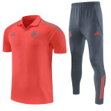25/26 Bayern Orange polo shirts pants suit