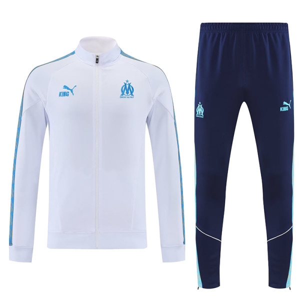25/26 Marseille White Jacket Tracksuit