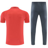 25/26 Bayern Orange polo shirts pants suit
