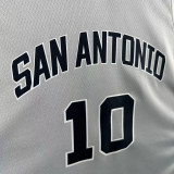 25/26 Sa Spurs SOCHAN #10 Grey Limited Edition Top Quality Hot Pressing NBA Jersey