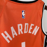 25/26 Clippers HARDEN # 1 Orange City Edition Top Quality Hot Pressing NBA Jersey