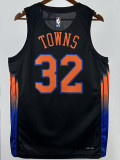 25/26 KNICKS TOWNS #32 Black Limited  Edition Top Quality Hot Pressing NBA Jersey