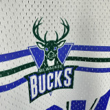 25/26 Bucks White MN Retro Edition Short Shirts