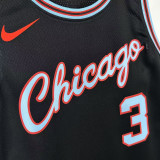 25/26 BULLS GIDDEY # 3 Black City Edition Top Quality Hot Pressing NBA Jersey