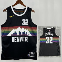 25/26 Nuggets GORDDN #32 Black City Edition Top Quality Hot Pressing NBA Jersey