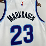 25/26 JAZZ MARKKANEN #23 White Top Quality Hot Pressing NBA Jersey
