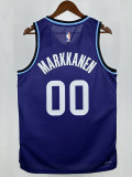 25/26 JAZZ MARKKANEN #00 Purple Top Quality Hot Pressing NBA Jersey