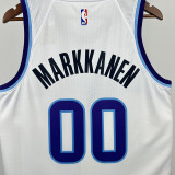 25/26 JAZZ MARKKANEN #00 White Top Quality Hot Pressing NBA Jersey