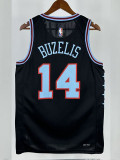 25/26 BULLS BUZELIS # 14 Black City Edition Top Quality Hot Pressing NBA Jersey
