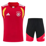 26/27 Germany Red Tank top and shorts suit