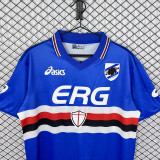 2003/2004 Sampdoria Home Retro Soccer Jersey