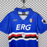 1991/1992 Sampdoria Home Retro Soccer Jersey