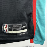 25/26 Grizzlies MORANT #12 Black Top Quality Hot Pressing Retro NBA Jersey