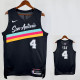 25/26 Sa Spurs FOX #4 Black City Edition Top Quality Hot Pressing NBA Jersey