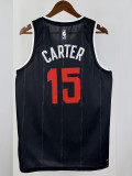 25/26 Raptors CARTER # 15 Black City Edition Top Quality Hot Pressing NBA Jersey