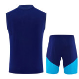 26/27 Spain Royal Blue Tank top and shorts suit