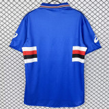 2003/2004 Sampdoria Home Retro Soccer Jersey
