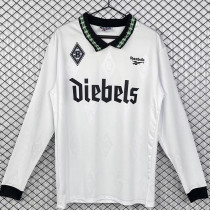 1995/1996 Monchengladbach Home Long Sleeve Retro Soccer Jersey