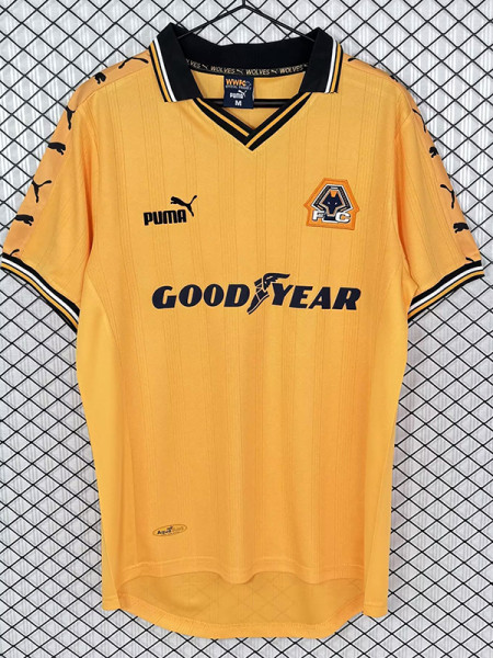 1998/1999 Wolves Home Retro Soccer Jersey