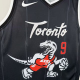 25/26 Raptors BARRETT # 9 Black City Edition Top Quality Hot Pressing NBA Jersey