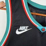 25/26 Grizzlies MORANT #12 Black Top Quality Hot Pressing Retro NBA Jersey