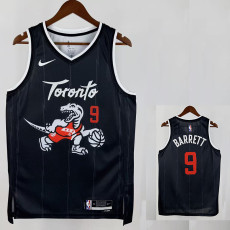 25/26 Raptors BARRETT # 9 Black City Edition Top Quality Hot Pressing NBA Jersey