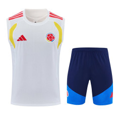 26/27 Colombia White Tank top and shorts suit