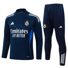 25/26 RMA Royal Blue Half Pull Tracksuit#B25147(半拉链)